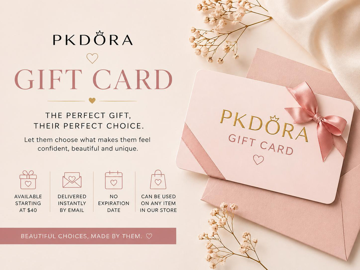 PKDORA GIFT CARD PRODUCT